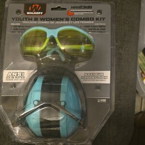 Walker's Youth & Women's Combo Kit with Glasses and Earmuffs